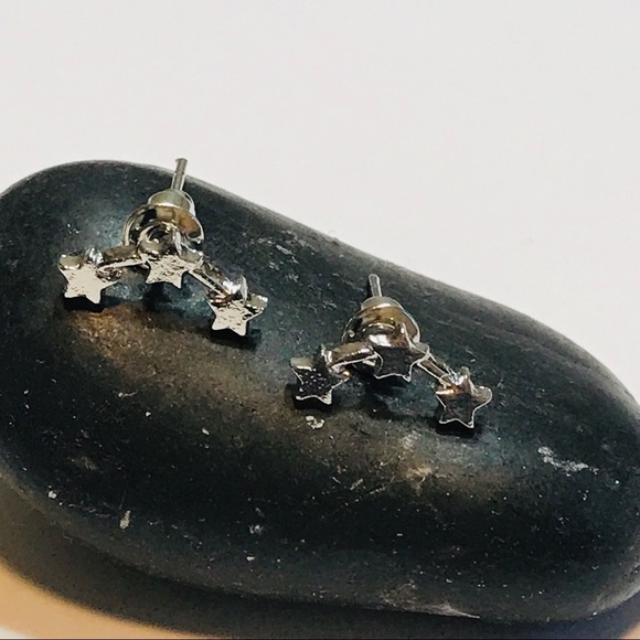 NEW Constellation 3 Star Earrings-Silver Plated - Picture 2 of 4